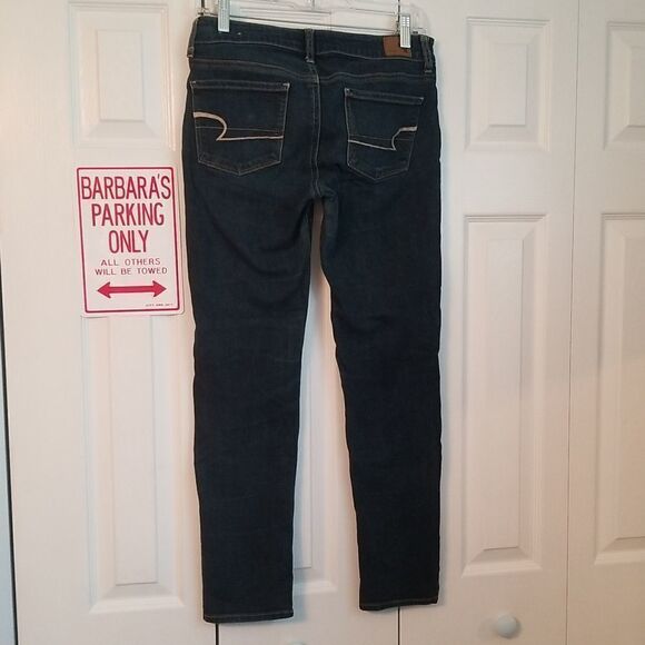 AMERICAN EAGLE Curvy Skinny Jeans SZ 4Short - Picture 3 of 8
